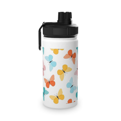 Colorful Butterfly Stainless Steel Water Bottle