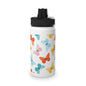 Colorful Butterfly Stainless Steel Water Bottle