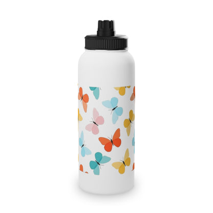 Colorful Butterfly Stainless Steel Water Bottle